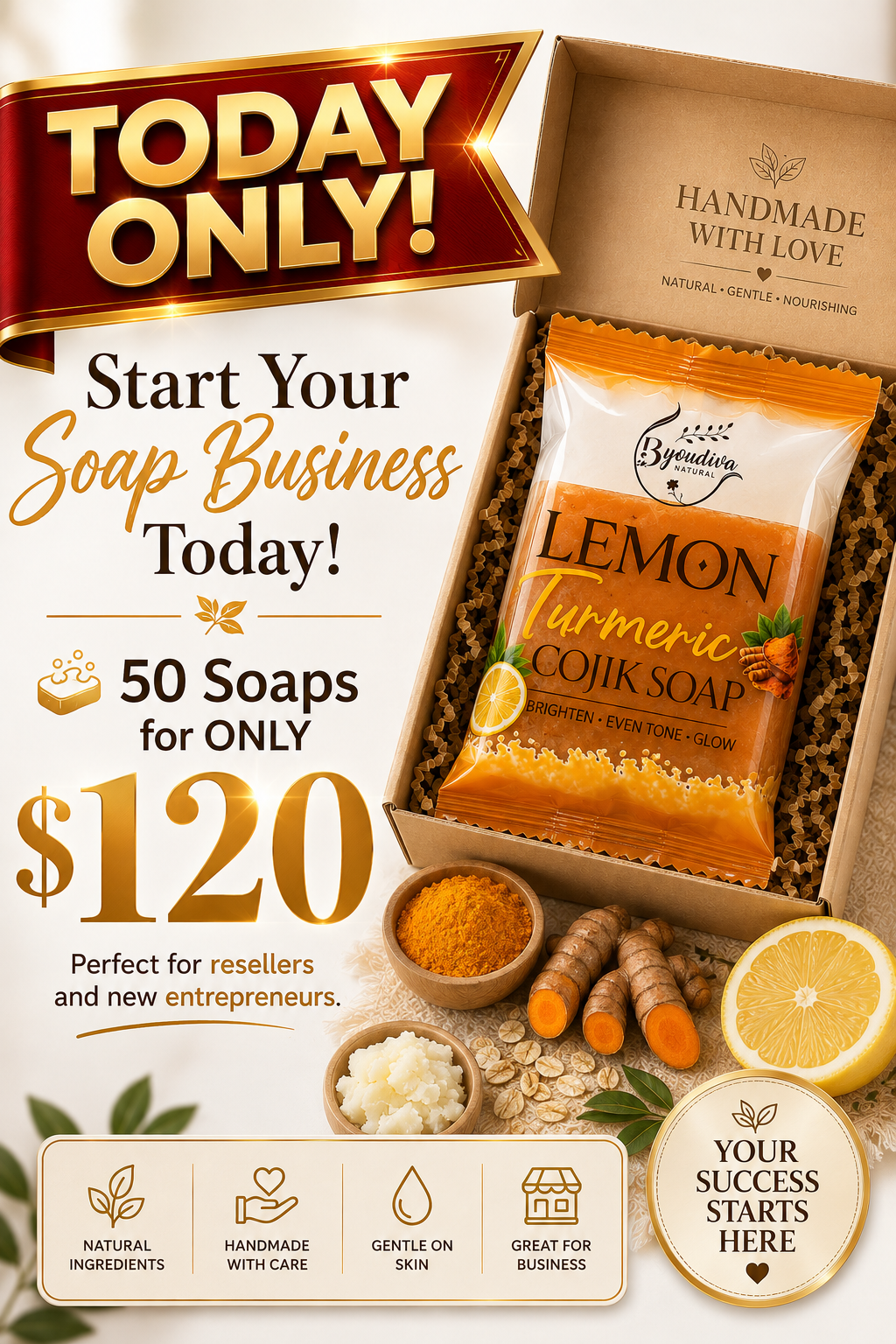 50-bar wholesale turmeric