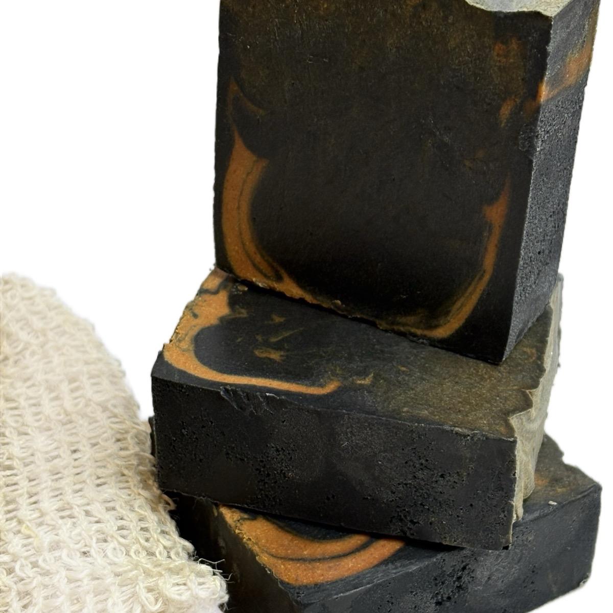 3 bar of Activated Charcoal & Turmeric Soap Bar – Deep Cleansing & Brightening