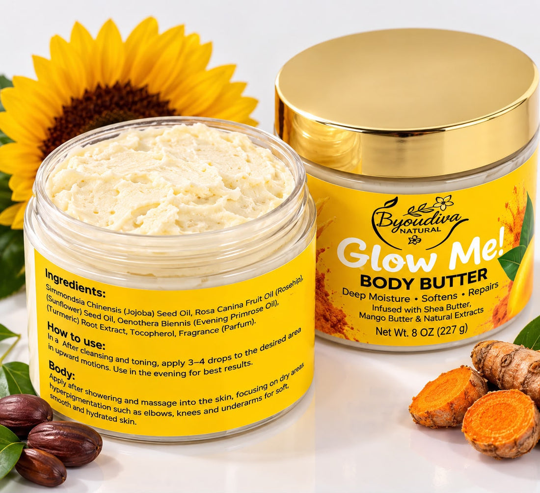 Byoudiva Glow Me! Turmeric & Shea Nourishing Body Butter