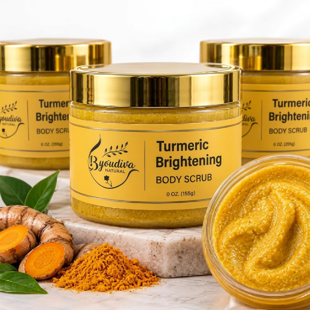Byoudiva Turmeric Brightening Body Scrub