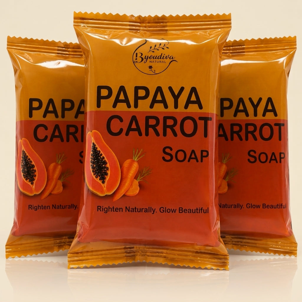 Carrot Papaya Brightening Body Soap