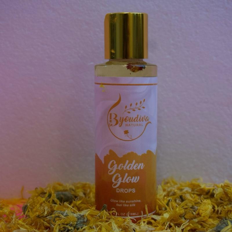 Golden Glow Calendula Body Drops - Calendula Oils Body