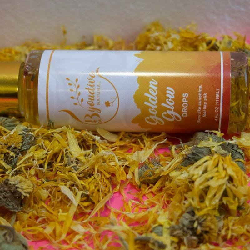 Golden Glow Calendula Body Drops - Calendula Oils Body