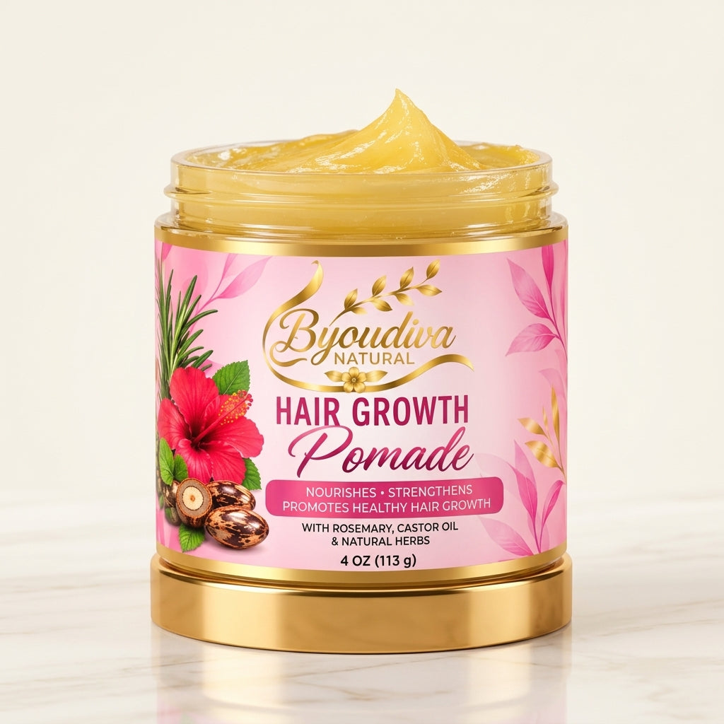 Natural Hair Growth Pomade  Grease (4 OZ  113 g)