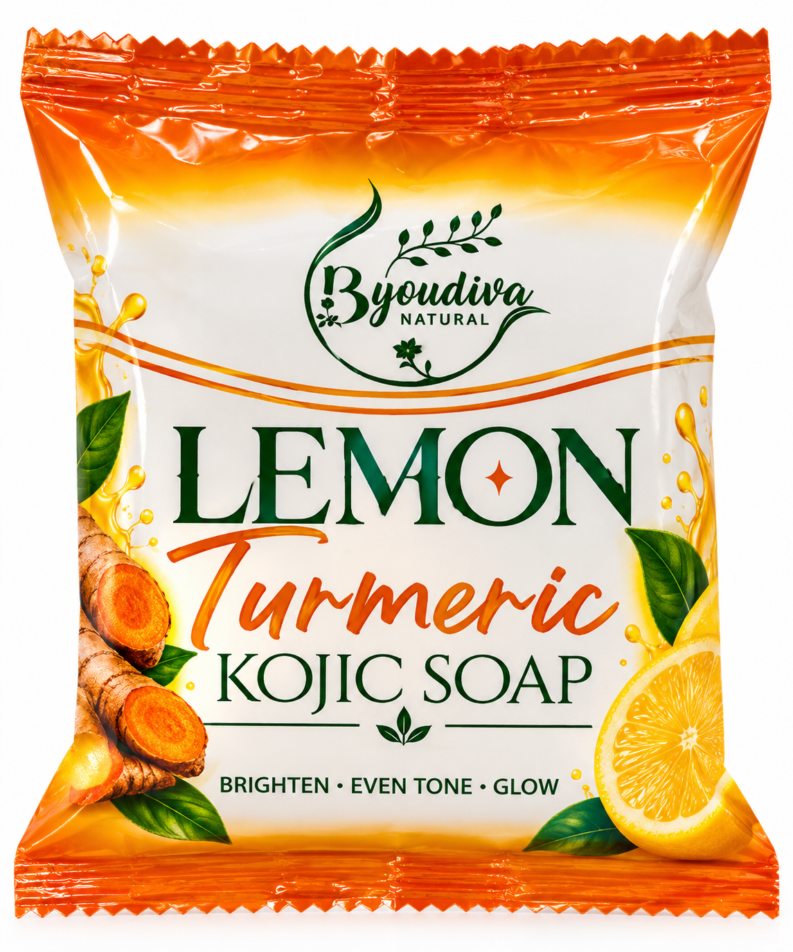 Turmeric Body&Face Soap | Natural Skin Cleansing Bar | Gentle Daily Face & Body Soap
