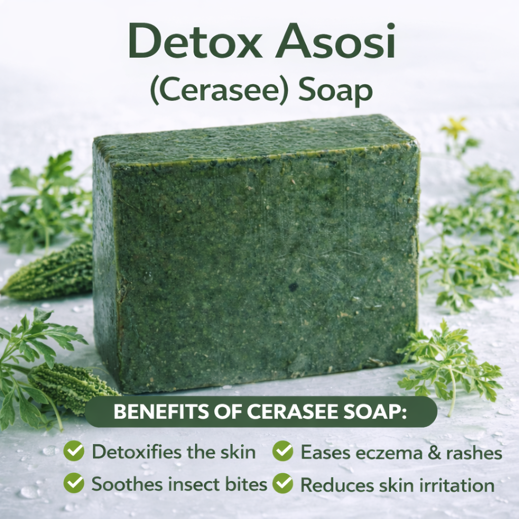 Detox Asosi Soap
Deep Cleansing • Refreshing • Purifying