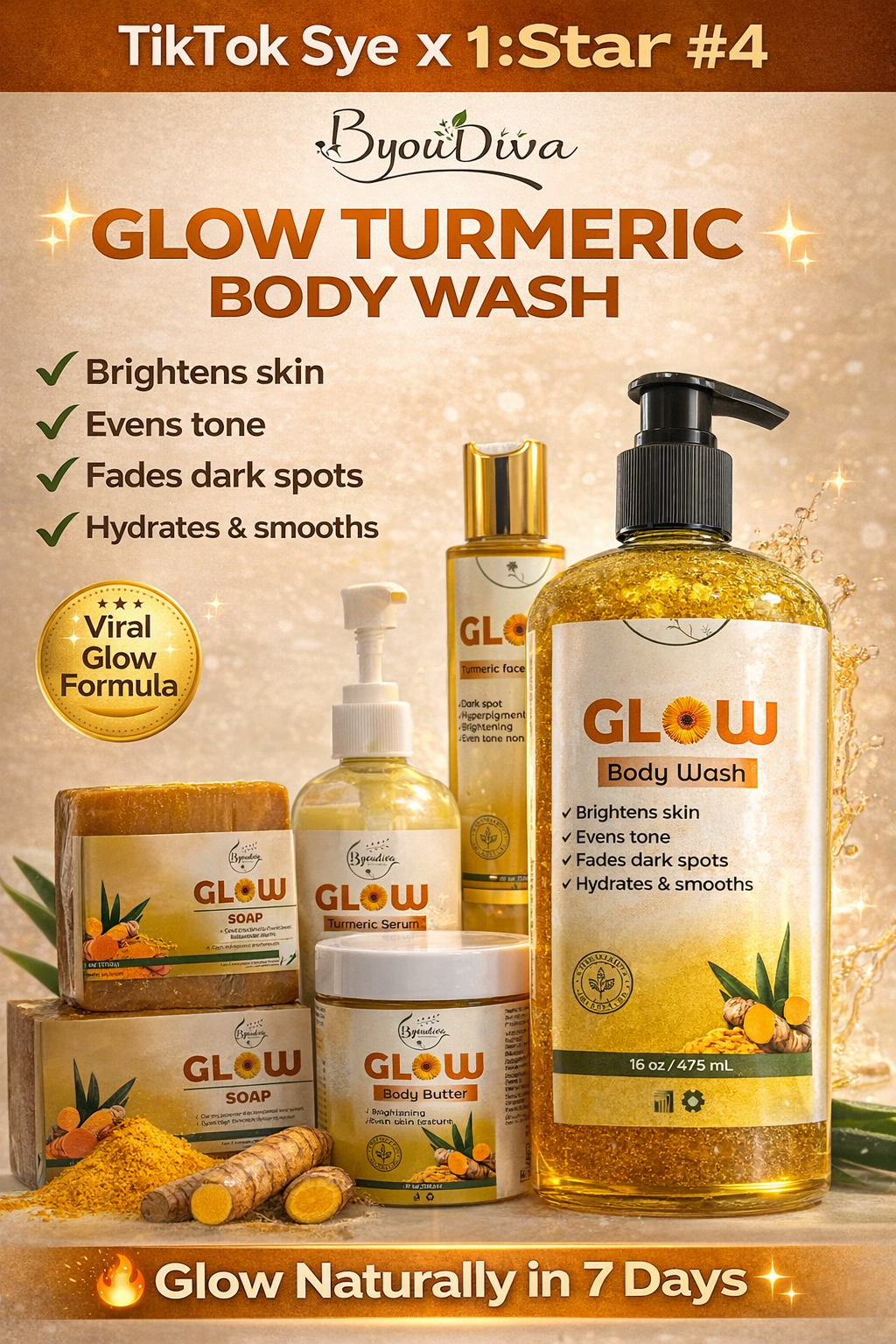 ✨ Turmeric Glow Skincare Set