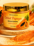 Carrot & papaya body scrub
