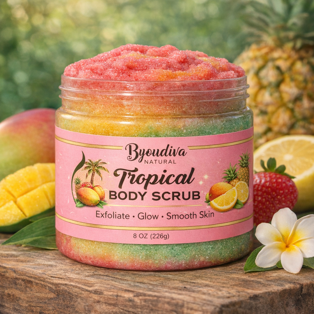 Tropical body scrub