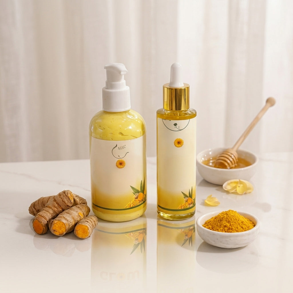 Turmeric Body Care Duo Hydrate, nourish, and glow from head to toe