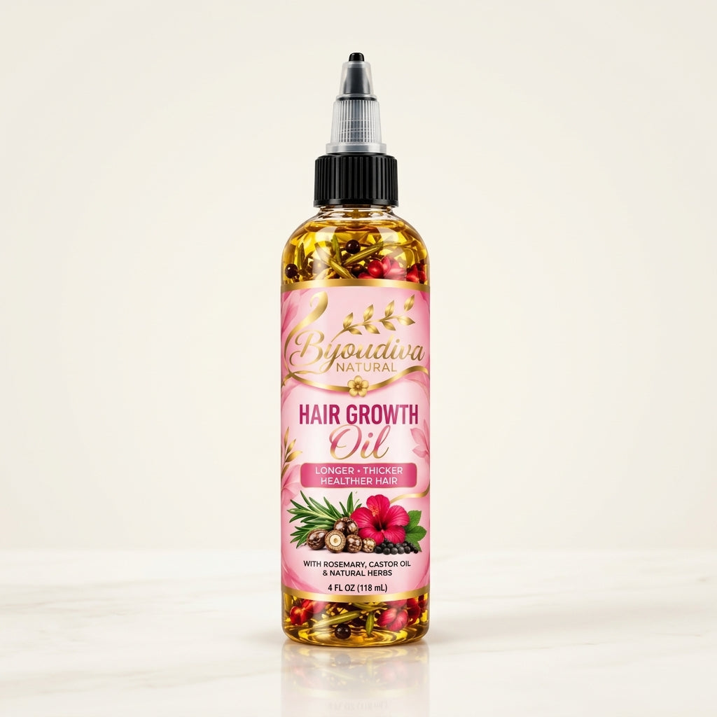 Natural Hair Growth Oil (4 FL OZ / 118 mL)